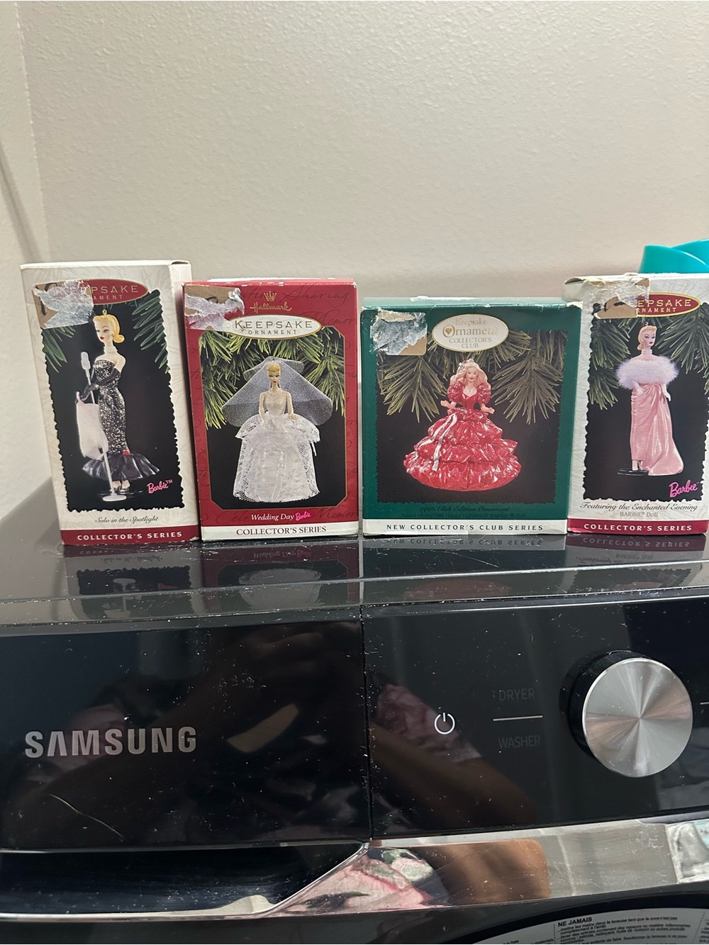 Keepsake Barbie ornaments set of 4